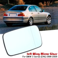 Spiegelglas Links / Rechts FüR 3Er BMW E46 Compact Limo Touring Blau Glas AsphÄR