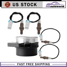For 00-02 Chevy Silverado 1500 5.3L 4pcs Oxygen o2 02 + Mass Airflow MAF Sensor