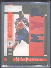 2010-11 Panini Timeless Treasures MVP Materials Triple Relic #4 LeBron James