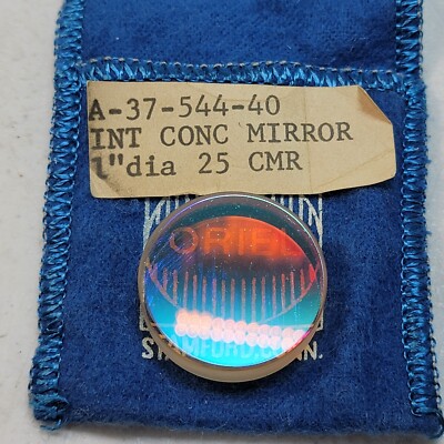 Oriel Newport A-37-544-40 Int Semitransparent Concave Mirror Filter 1'' OD 25 CMR