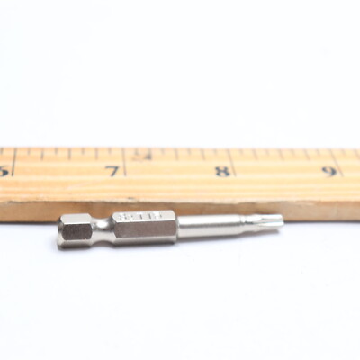 Magnetic Torx Screwdriver Bit S2 T15 1/4'' Hex Shank 2'' Length