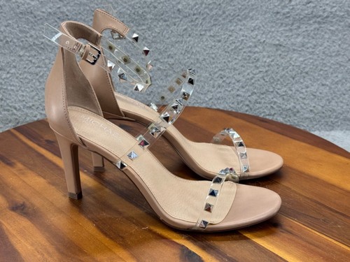 Michael By Michael Shannon Women's Sylvia Clear High Heels Dress Shoes Size 10 - Picture 6 of 9