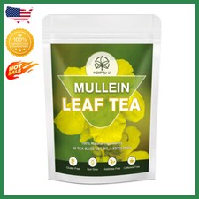 Mullein Leaf Tea Bags Herbal Lung Cleansing Breathing 100 Natural 50 Tea Bags