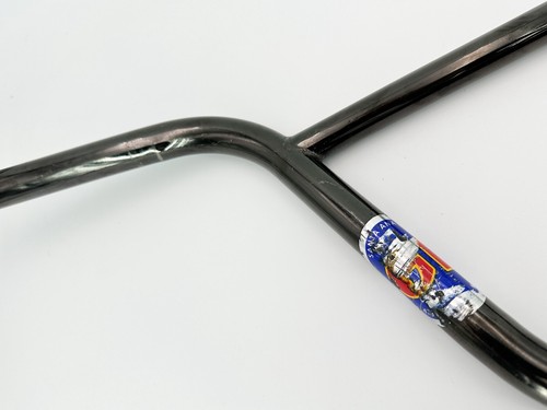 RARE! 1983 GT Santa Ana Black Chrome BMX Old School Handlebars Not Knurled - Picture 6 of 10