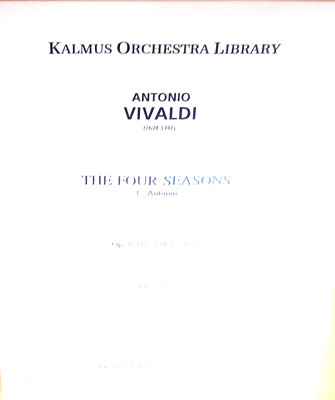 Vivaldi Autumn from 4 Seasons Piano Strings w/Parts