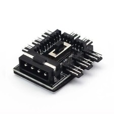 Sdoppiatore 8 Ventole Fan Hub Da Molex A 3 PIN Fan Case PC Velocità Regolabile