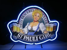 New St Pauli Girl Beer Logo Neon Light Sign 24"x20" 