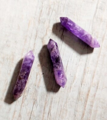 1 Amethyst Natural Crystal Point Polished Bullet Hexagon Shape MEDIUM 55mm/2.25''