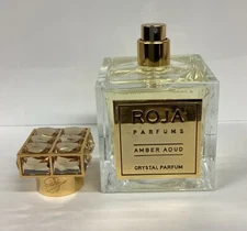 Roja Amber Oud Crystal Parfum 3.4oz As Pictured, No Box!