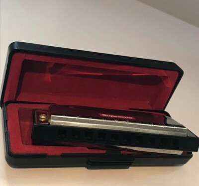 Supreme 2012S/S Hohner Harmonica 新品 SS12 Supreme Hohner silver harmonica small box logo musical