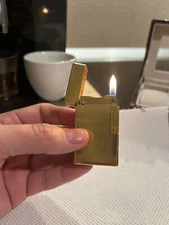 Vintage S.T. Dupont Ligne 1 Lighter – 20μ Gold-Plated, Excellent Condition