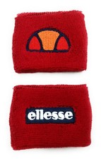 Ellesse Tennis 2" Red Wristbands Sweatbands