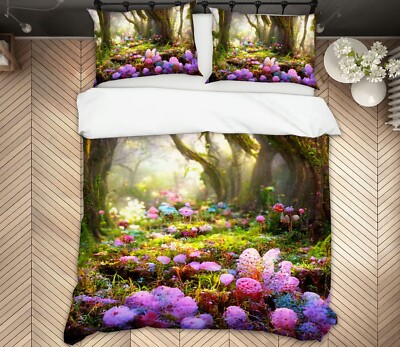 3D Marvelous Flowers A2 Bed Pillowcases Quilt Duvet Cover Set Queen King Vera 23