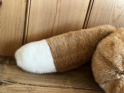 Rare Vintage 1987 Manhattan Toy Company FOX Plush Stuffed Animal 14”EUC Clean - Picture 8 of 14