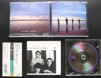 ECHO & THE BUNNYMEN Heaven Up Here 1981/90 JAPAN CD w/OBI WMC5-55 Ian McCulloch