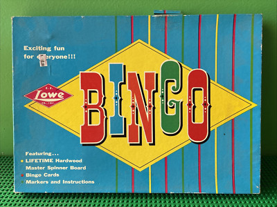 VINTAGE ES LOWE COMPANY BINGO GAME NO 114