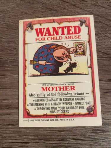 1986 Garbage Pail Kids Series 3 U-Pick Very good/excellent condition - Picture 150 of 168