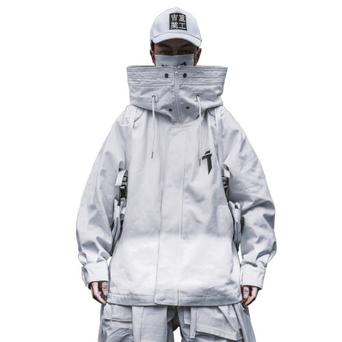 Niepce Men's i-Tech Techwear Streetwear Jacket Techwear Windbreaker Coat - Picture 9 of 18