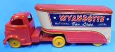 Vintage Wyandotte Pressed Steel & Plastic 1950's National Van Lines 14 1/2" *ST