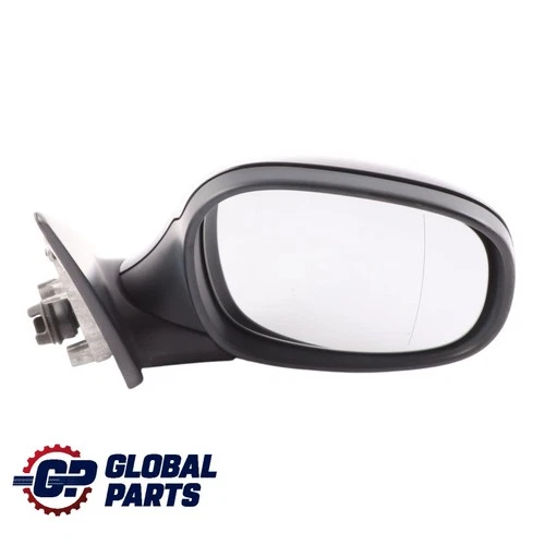 BMW E90 E91 LCI Heated Right Wing Mirror O/S Schwarz 2 Black 668