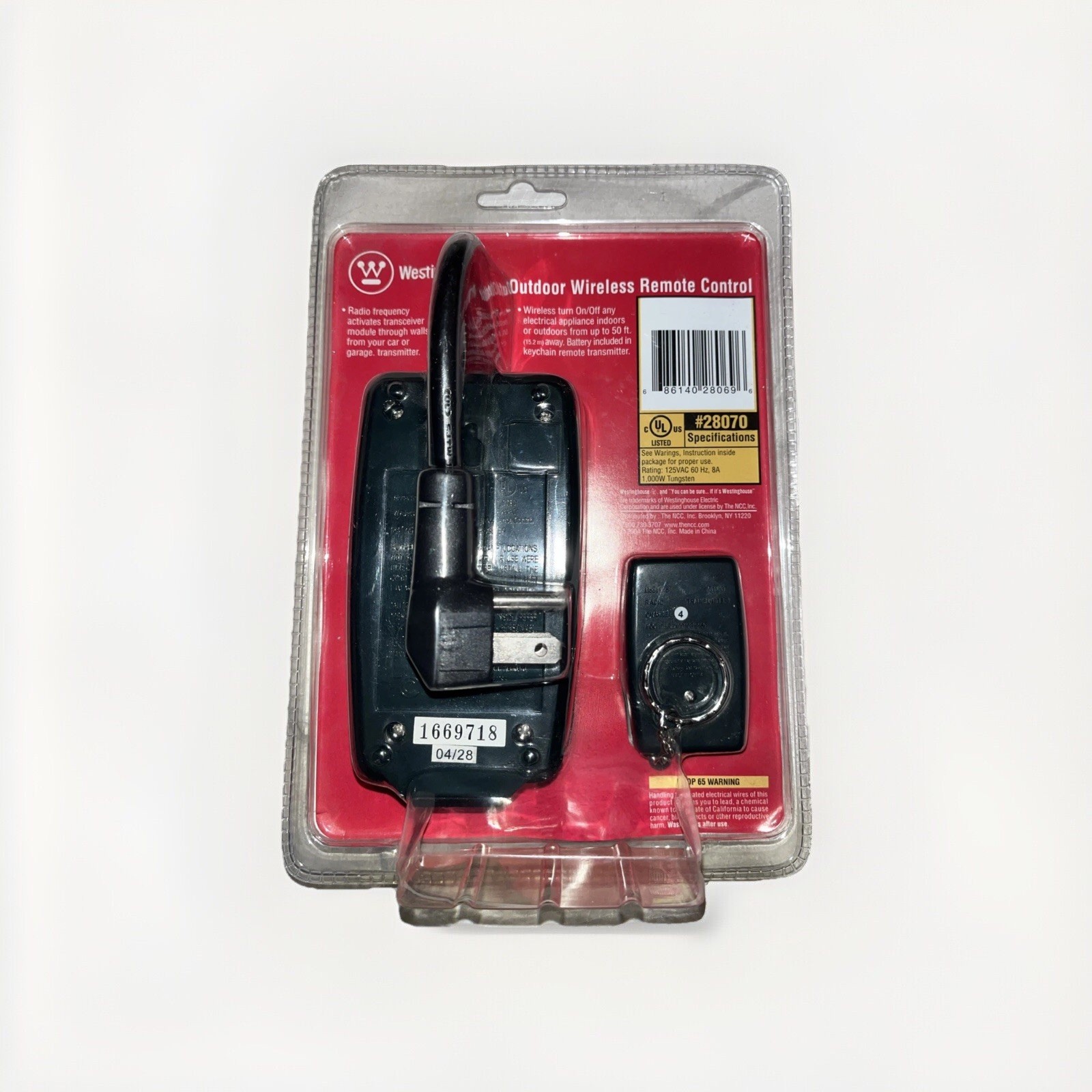 Holiday Living Outdoor Wireless Remote Control 50 Ft Range 20699 NEW