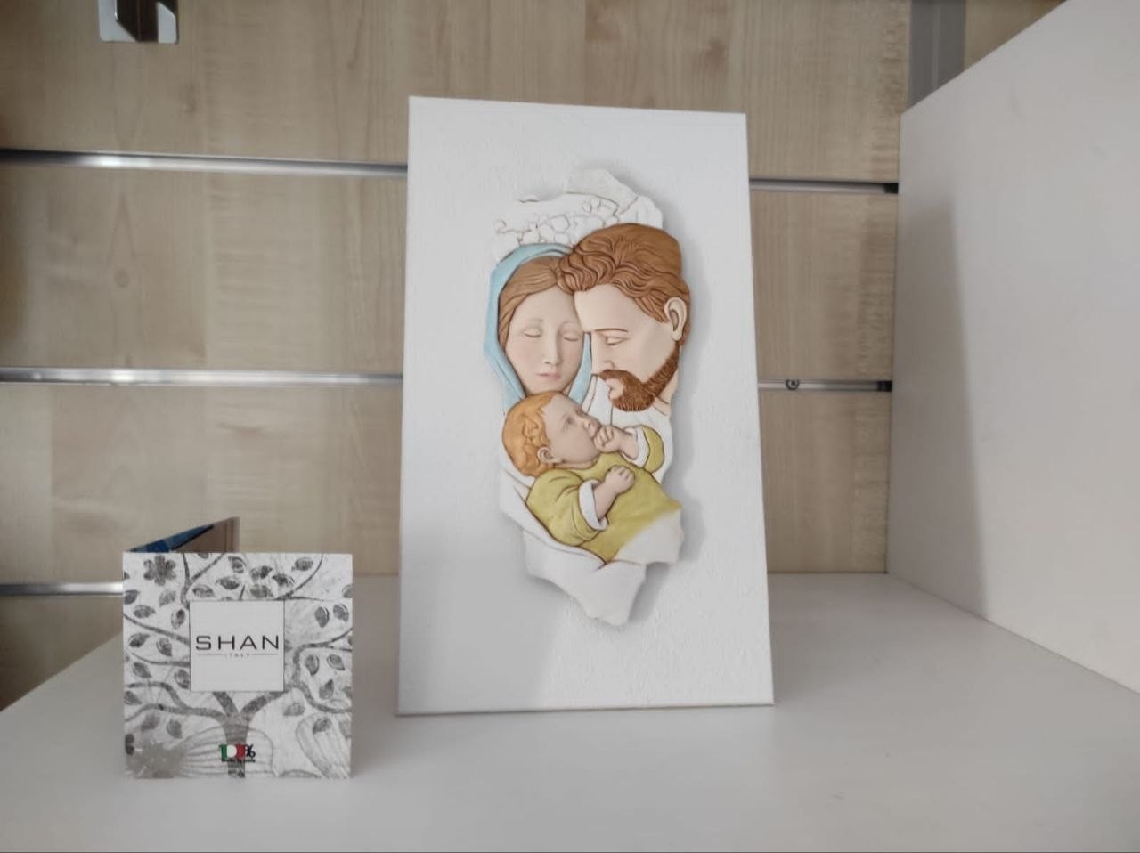 Shan Quadro Sacra Famiglia 40 cm Colorato