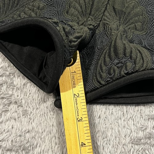 3.1 Phillip Lim Shorts Women's 0 28x2 Black Bronze Textured Side Zip Silk Trim - Picture 7 of 14