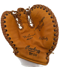 NOS VTG 1952 RAWLINGS TM68 DEE FONDY FIRST BASE GLOVE STORE DISPLAY NEVER USED