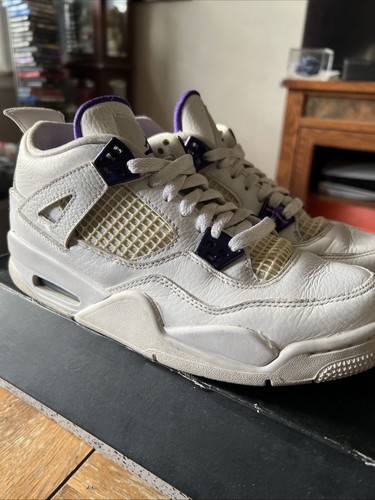 Jordan 4 Retro Purple Metallic GS 6.5Y - Picture 5 of 8