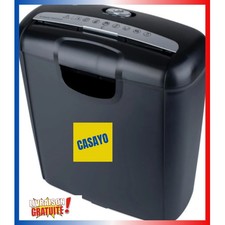 Destructeur de Documents 6 Feuilles Max  Déchiqueteuse corbeille intégrée
