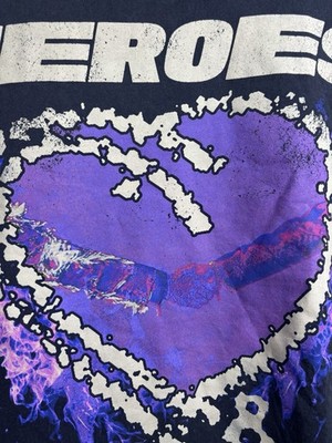 Metro Boomin Heroes & Villains Graphic T-Shirt Black Purple L