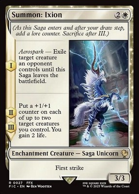 Magic - Summon: Ixion - Rare/Verzauberung - Commander: FINAL FANTASY - EN/NM