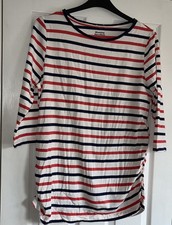 BLOOMING MARVELLOUS Maternity Top Striped Size Large 