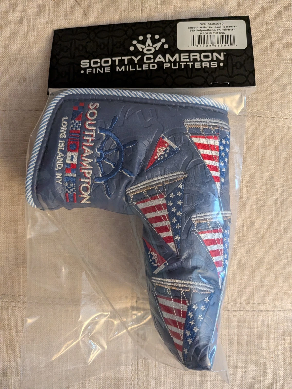 Scotty Cameron - Smooth Sailin' 2026 US Open Blade Headcover