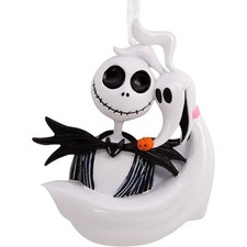 Disney Tim Burton's The Nightmare Before Christmas Jack Skellington and Zero Orn