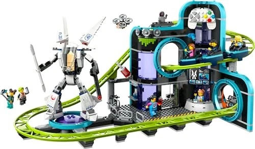 LEGO City Robot World Roller Coaster Park 60421 986 piezas 8 minifiguras edad... - Imagen 4 de 4