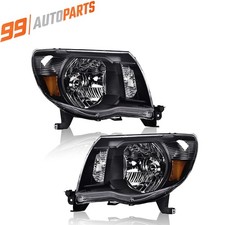 Headlight Assembly For 2005 2006 2007-2011 Toyota Tacoma Pickup Black Headlamps Headlight Assembly For 2005 2006 2007-2011 Toyota Tacoma Pickup Black Headlamps