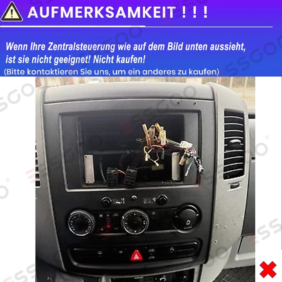 DAB+ Android 14 Autoradio GPS Carplay Für Mercedes-Benz Vito Viano W639 2006-14 - Bild 2 von 4