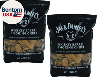 Jack Daniels 01749 Wood BBQ Smoking Chips (2 Pack)