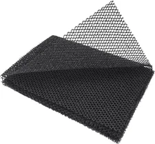 Quacc African Exfoliating Net Long Bath Sponge Nylon Black 