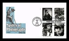 DR JIM STAMPS US COVER MASTERS OF PHOTOGRAPHY FDC PLATE BLOCK ARTMASTER