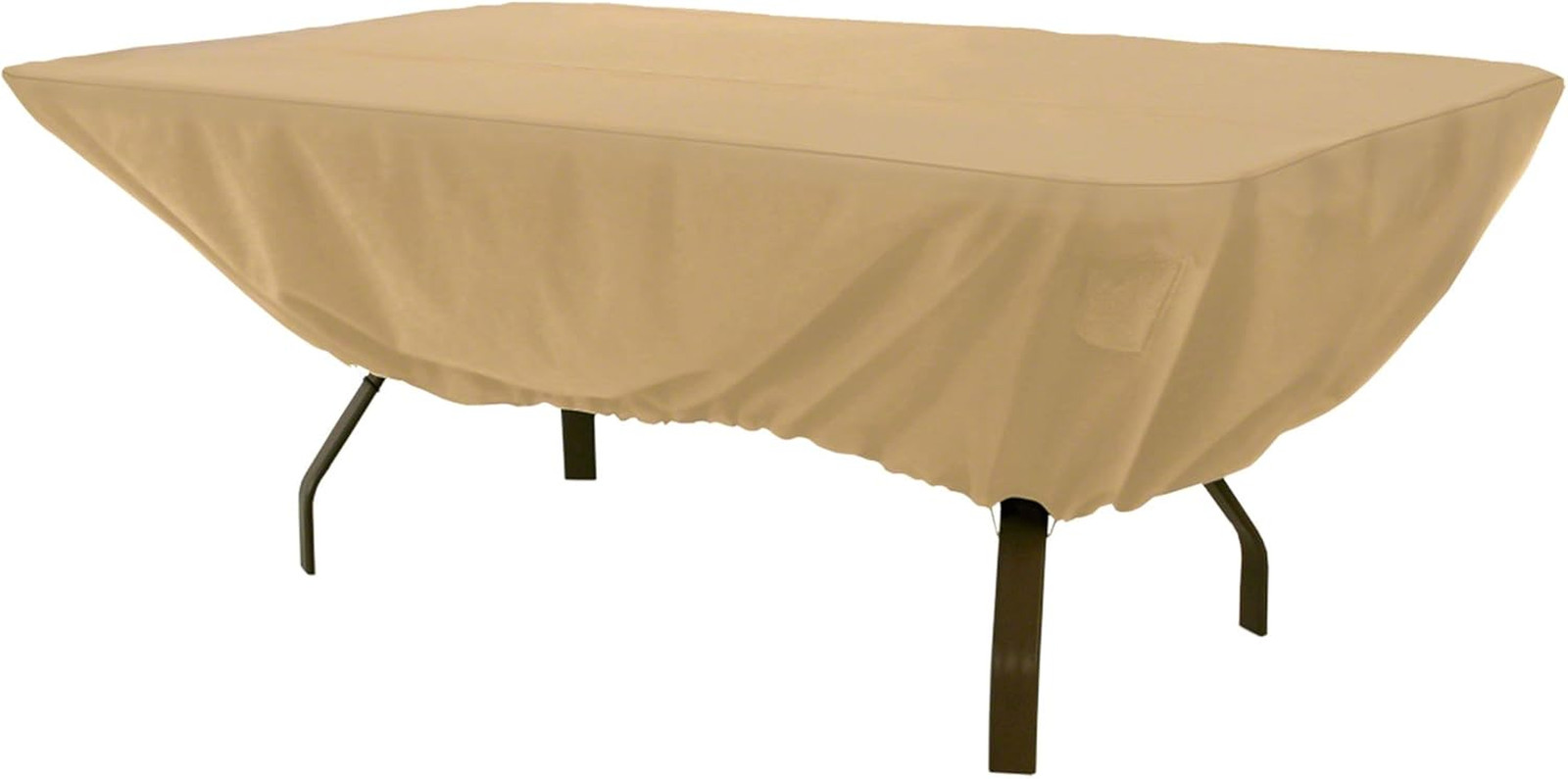 Terrazzo Water-Resistant 72 Inch Rectangular/Oval Patio Tabl