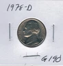 1978 D Jefferson Nickel G190 !!!Free Shipping!!!