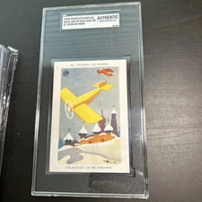 1930’s Chocolate Amatller Spain El Tesoro de Rabin Mickey Mouse #20 SGC Auth