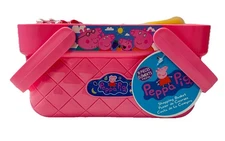 Peppa Pig Shopping Basket with Pretend Groceries RARE NEW