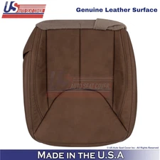 2013-2017 Fits Jeep Wrangler Genuine Leather Driver Bottom Cover Dark Saddle