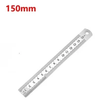 150mm Stainless Steel Ruler – Precision Measuring Tool with Clear Markings