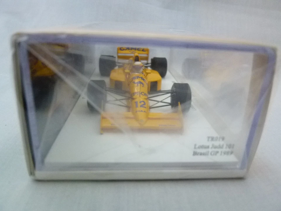 FORZA by Spark 1:43 F1 Lotus Judd 101 #12 Satoru Nakajima Brasil GP 1989 TR019 - Immagine 3 di 4