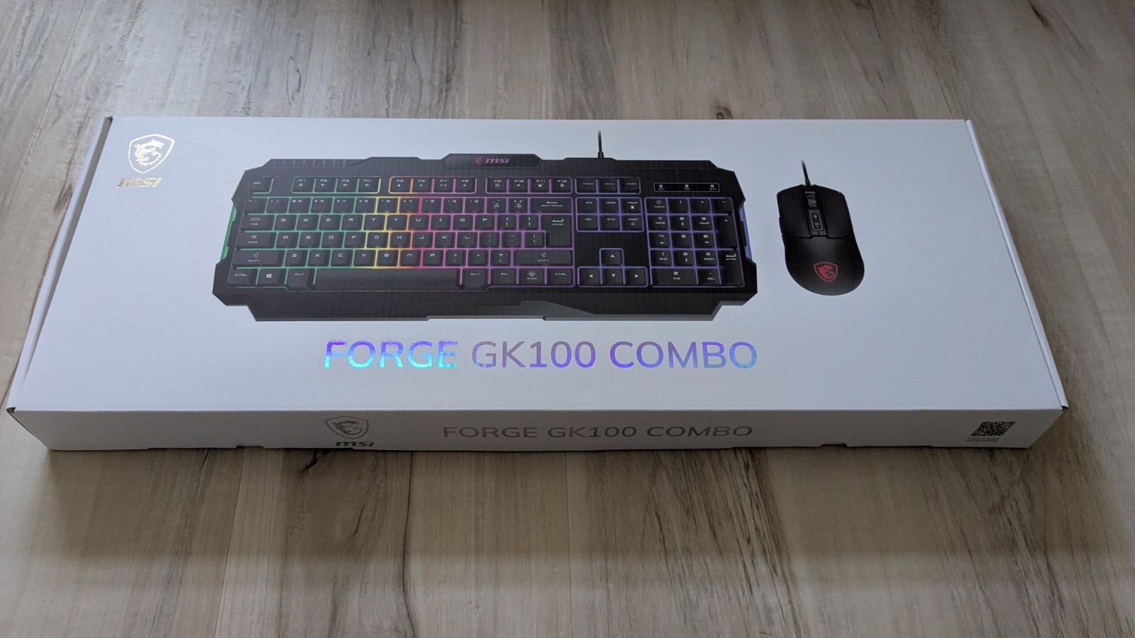 MSI Forge GK100 Keyboard & Mouse Combo - New, In Bbox