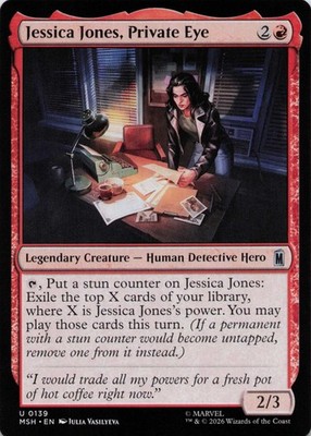 Jessica Jones, Private Eye 139 UC Marvel Super Heroes MTG NM/M